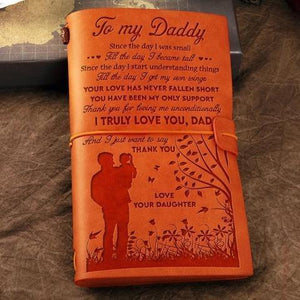 Daughter To Dad - I just want to say thank you - Vintage Journal