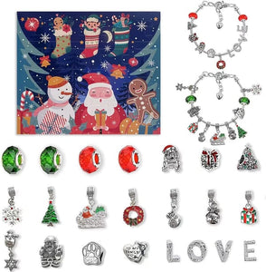 (🎁Early Christmas Sale- 48% OFF🎁) DIY Christmas Advent Calendar Bracelets Set - Buy 2 Get EXTRA 10％ OFF