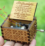 Grandma To Granddaughter - You Are Loved More Than You Know - Engraved Music Box