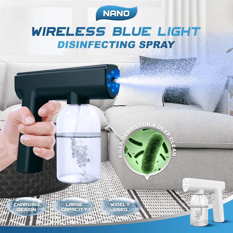 Nano Wireless Blue Light Disinfecting Spray