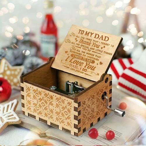 Son To Dad ( I Need To Say I Love You ) Engraved Music Box