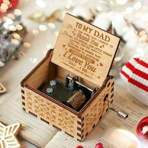 Son To Dad ( I Need To Say I Love You ) Engraved Music Box